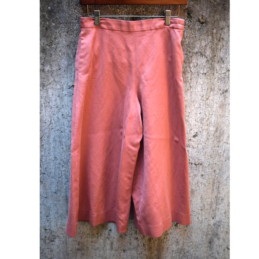 COS Wide-Leg Cropped Pants in Rose Pink – Size 6